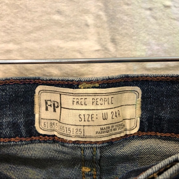 Free People High Rise Long Lean Skinny Jean 24” - Picture 5 of 9